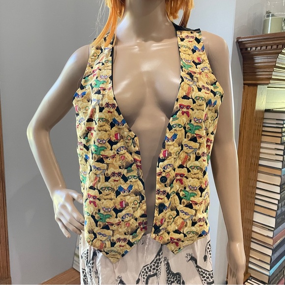 Vintage teddy bear vest - Picture 4 of 8
